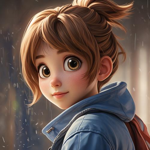 cg动画风格头像